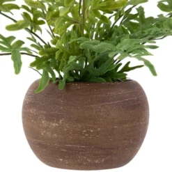 Northlight Real Touch™ Artificial Fern Plant In Orb Pot 11" -Northlight GUEST 007b6bb2 0828 4952 93fb 910fd851d636