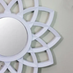 Northlight Set Of 3 Arched Floral Matte White Wall Mirrors 9.5" -Northlight GUEST 04cd8d70 73ee 40f2 b4ec 214dcfb458bc