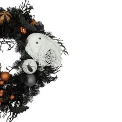 Northlight Orange Ornaments And Ghost Halloween Pine Wreath, 24-Inch, Unlit 7 Northlight Orange Ornaments And Ghost Halloween Pine Wreath, 24-Inch, Unlit -Northlight GUEST 04fa03cc 22f3 467d 96dc a52b2299261a