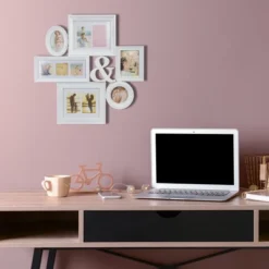 Northlight 27.75" White Multi-Size Collage Photo Picture Frame Wall Decoration -Northlight GUEST 05c81535 c811 49b2 8dd2 25318e3337ac