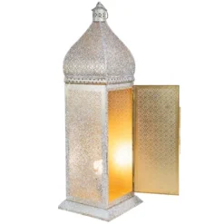Northlight 30.5" White And Gold Moroccan Style Lantern Floor Lamp -Northlight GUEST 0cb42706 d3a3 43af 9792 92a2cebb2f36