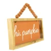 Northlight 12" Orange Hi Pumpkin Autumn Harvest Wall Sign -Northlight GUEST 0e2d1686 35cd 4dca 89a9 e4f3c2c52e39