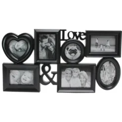 Northlight 26.5" Black Multi-Sized "Love &" Collage Photo Picture Frame Wall Decoration -Northlight GUEST 0fdf8631 b19a 46e3 943d 967831d903ec