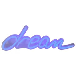 Northlight 17โ Bright Blue Neon Style Dream LED Lighted Wall Sign