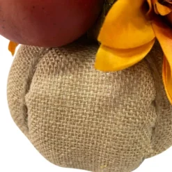 Northlight 9" Mixed Autumn Harvest Flora In A Pumpkin Basket Decoration -Northlight GUEST 12befe11 1dab 4cfc 8826 b7dde63caa9e