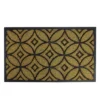 Northlight Brown And Black Geometric Doormat 30" X 18"