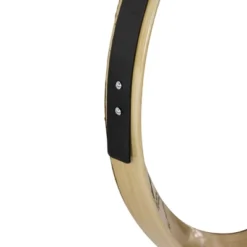 Northlight 20" Wooden Finish Round Wall Mirror With Black Hanging Strap -Northlight GUEST 13962875 e40a 47f1 bc5a 161a9b6f285b