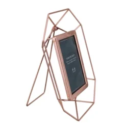 Northlight 11" Contemporary Hexagonal 4" X 6" Photo Picture Frame - Rose Gold -Northlight GUEST 149fe1ad 78cc 42c3 a90e f6d3512a2e09