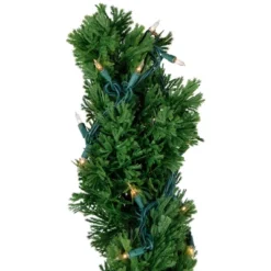 Northlight 5.5' Pre-Lit Artificial Cedar Spiral Topiary Tree In Urn Style Pot, Clear Lights -Northlight GUEST 170241d6 4a3d 402b 9305 87945786f9f2