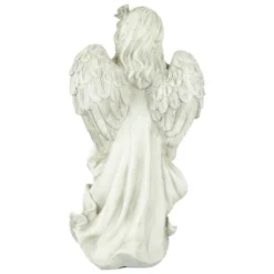 Northlight 17" Peaceful Angel Holding A Rose Outdoor Garden Statue -Northlight GUEST 1bd208a7 2be6 440f 8b46 d35540d606ac