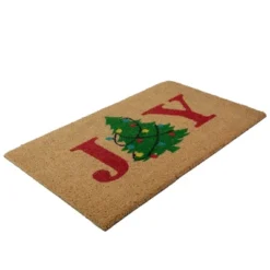 Northlight Natural Coir "Joy" Christmas Tree Doormat 18" X 30" -Northlight GUEST 2172e1f4 e310 4ea1 9dff d217db2e3f98