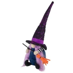 Northlight 14" Black And Purple Witch Gnome With Broom Indoor Halloween Figure 8 Northlight 14" Black And Purple Witch Gnome With Broom Indoor Halloween Figure -Northlight GUEST 22f9253a a26b 4306 8dc4 87d0eb832740