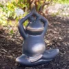 Northlight 12" Yoga Frog In Prayer Position Outdoor Garden Statue -Northlight GUEST 24913c21 ec13 4ca0 84c0 b5ce79127840