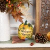 Northlight 7" Orange "Welcome Harvest" Pumpkin Fall Tabletop Decoration -Northlight GUEST 2536e39e d134 4951 afff bfbb3423c5f2