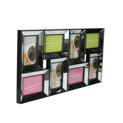Northlight 27.5" Black Trimmed Glass Encased Collage Photo Picture Frame Wall Decoration 3 Northlight 27.5" Black Trimmed Glass Encased Collage Photo Picture Frame Wall Decoration