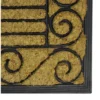 Northlight Natural Coir Stripes And Scrolls Outdoor Doormat 18" X 30" -Northlight GUEST 2b10e819 c859 451e bbaa 64a9b10a32cf