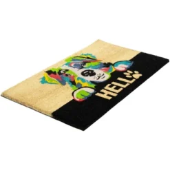Northlight Ivory And Black "Hello" Multicolor Dog Outdoor Coir Doormat 18" X 30" 10 Northlight Ivory And Black "Hello" Multicolor Dog Outdoor Coir Doormat 18" X 30" -Northlight GUEST 2cab1f86 684f 45db b1fc 10a6d5f82477