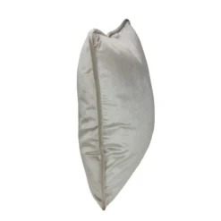 Northlight 17" Square Solid Plush Indoor Throw Pillow - Taupe