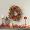 Northlight Leaves And Berries Artificial Fall Harvest Wreath - 20-Inch, Unlit -Northlight GUEST 38738f87 3a06 4e06 945d b60d92a96979
