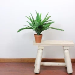 Northlight 17.5" Potted Artificial Green Boston Fern Plant -Northlight GUEST 38744428 e156 426b 99c9 750f2eb16927