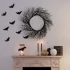 Northlight Black Twig Artificial Halloween Wreath, 24-Inch, Unlit -Northlight GUEST 3cc6fefc 8df4 4636 96bf b61f3700ad40