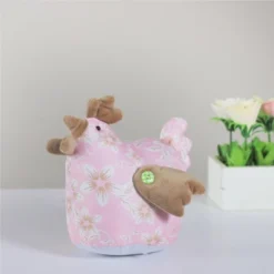 Northlight 8" Floral Easter Hen Spring Decoration - Pink/Brown -Northlight GUEST 43a3d65f b325 4d34 8a6a bf21218c052b