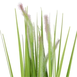 Northlight 24" Artificial Green Onion Grass Plant In Tin Pot -Northlight GUEST 447edf5e f87d 4a19 a12c c4c951237af5