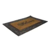 Northlight Brown And Black Swirled Rectangular Welcome Doormat 35" X 23" -Northlight GUEST 44e736eb e5a6 47e0 93c0 e7a7781edd35