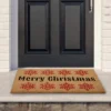 Northlight Natural Coir Merry Christmas Snowflake Doormat 18" X 30" -Northlight GUEST 464aca15 64c6 4d76 bcb9 a62988c5fa89