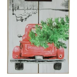 Northlight 31.75" LED Lighted Welcome Sign With Truck Christmas Sign -Northlight GUEST 467b028f 08ff 498d 8b0b 8183610616bc