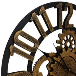 Northlight 24" Gold And Black Battery Operated Round Wall Clock With Cogs 7 Northlight 24" Gold And Black Battery Operated Round Wall Clock With Cogs -Northlight GUEST 4e5f4c85 6110 44d6 bab2 b9c286bed326