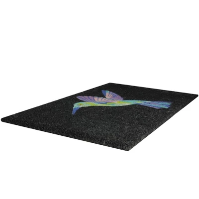 Northlight Hummingbird Rectangular Welcome Coir Door Mat 18" X 30" 3 Northlight Hummingbird Rectangular Welcome Coir Door Mat 18" X 30"
