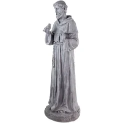 Northlight 28" St. Francis With Bird Outdoor Garden Statue -Northlight GUEST 528735cd 38af 490f 9fd5 50b288cddfe9