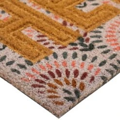 Northlight Brown And Pink "Hello" Floral Coir Outdoor Doormat 18" X 30" 11 Northlight Brown And Pink "Hello" Floral Coir Outdoor Doormat 18" X 30" -Northlight GUEST 52b85715 9336 409c bd0b 74356772ab8d