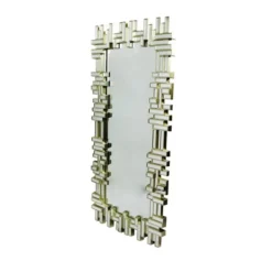Northlight 47" Champagne Gold Rectangular Modern Home Wall Mirror -Northlight GUEST 5663068b 9b1d 4f3e a92e ffe72167ed8f