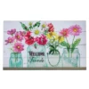 Northlight Welcome Friends Spring Bouquet Doormat 18" X 30" -Northlight GUEST 56db634f 466c 4524 958b 6515129f0c5b