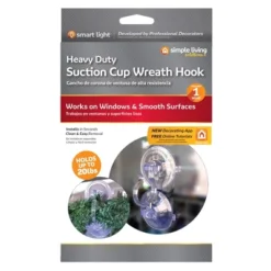 Northlight 7" Clear Jumbo Suction Cup Christmas Wreath Hook 11 Northlight 7" Clear Jumbo Suction Cup Christmas Wreath Hook -Northlight GUEST 5879de4f ead9 42b0 b4a8 f351acf964db