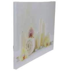 Northlight LED Lighted Candles And Orchids Spa Inspired Canvas Wall Art 15.75" 9 Northlight LED Lighted Candles And Orchids Spa Inspired Canvas Wall Art 15.75" -Northlight GUEST 58f19efc 9a55 4278 a62d 93a8d0740457