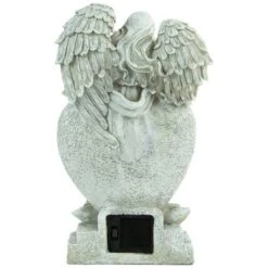 Northlight 10" Solar LED Lighted Praying Angel "In Loving Memory" Outdoor Garden Statue -Northlight GUEST 5aa50e5c 852a 4c5f 8c26 97020ce4e02d