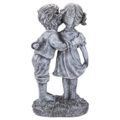 Northlight 12.5" Peck On The Cheek Outdoor Garden Statue -Northlight GUEST 5f8b9647 52ea 4ae5 80b8 7fb016d9bbab