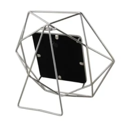 Northlight 9.5" Contemporary Hexagonal 4" X 4" Photo Picture Frame - Silver -Northlight GUEST 6260c870 228d 47bc af0a 092dcf7240d6