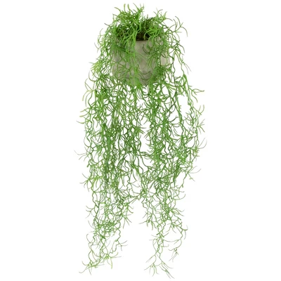 Northlight 22" Artificial Cascading Succulent Plant In Gray Stone Pot 4 Northlight 22" Artificial Cascading Succulent Plant In Gray Stone Pot - Image 2