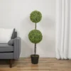 Northlight 4' Unlit Artificial Potted Two Tone Green Double Ball Boxwood Topiary Garden Tree 1 Northlight 4' Unlit Artificial Potted Two Tone Green Double Ball Boxwood Topiary Garden Tree -Northlight GUEST 69bc6b12 3a62 421b 8e3c 1f28c15d890c