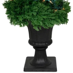 Northlight Real Touch™ Artificial Pre-Lit Cedar Double Spiral Topiary Tree, Clear Lights 4.5' 12 Northlight Real Touch™ Artificial Pre-Lit Cedar Double Spiral Topiary Tree, Clear Lights 4.5' -Northlight GUEST 69c4ec91 7f26 429f 8658 f43e47b309c6