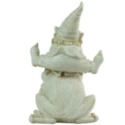 Northlight 9.75" Spring Weathered Frog And Gnome Outdoor Patio Garden Statue - Ivory -Northlight GUEST 6a4a7e8a 32b1 47e6 b692 d20538f0e1e7