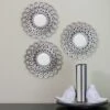 Northlight Set Of 3 Round Gray Cascading Angular Orbs Mirrors 10" 2 Northlight Set Of 3 Round Gray Cascading Angular Orbs Mirrors 10" -Northlight GUEST 6d243824 1f1c 47ea a212 7be76283a627