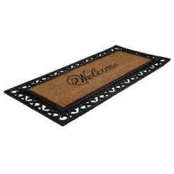 Northlight Black And Natural Coir Rectangular "Welcome" Doormat 22" X 48" 8 Northlight Black And Natural Coir Rectangular "Welcome" Doormat 22" X 48" -Northlight GUEST 6ff87213 8f3f 434c 933a 76350496a008