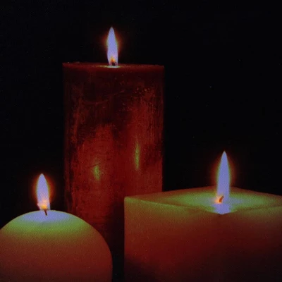 Northlight LED Lighted Tranquil Zen Triple Candles Canvas Wall Art 12" X 15.75" 4 Northlight LED Lighted Tranquil Zen Triple Candles Canvas Wall Art 12" X 15.75" - Image 2