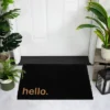 Northlight Black Coir "Hello" Outdoor Doormat 18" X 30" 2 Northlight Black Coir "Hello" Outdoor Doormat 18" X 30" -Northlight GUEST 76220e08 1de4 4ebe b848 e6c610f9ebef