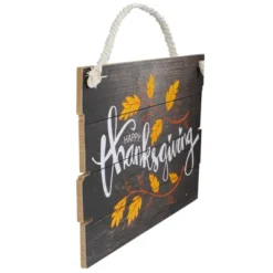 Northlight 15" Wooden 'Happy Thanksgiving' Hanging Wall Sign -Northlight GUEST 77887aee c034 408b bc2d 0f8e807f095f
